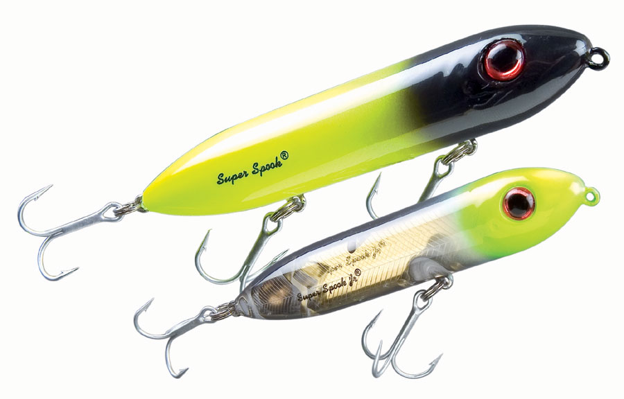 thumbnail image 2 of Heddon 5 Super Spook Topwater Bait – Wounded Shad Finish – X9256HBS – Original Packaging 2 of 6